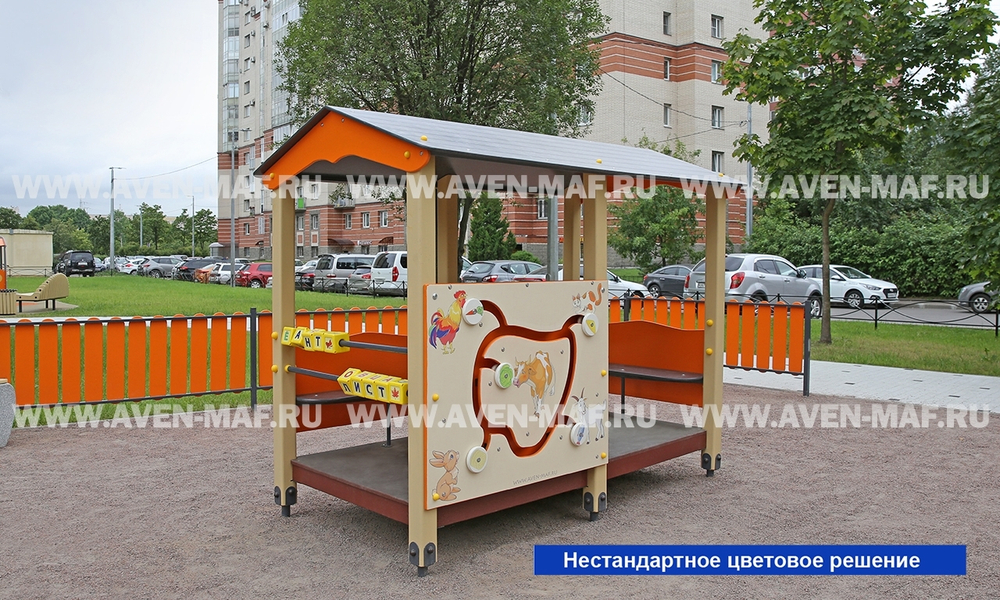 Беседка с головоломками Ферма