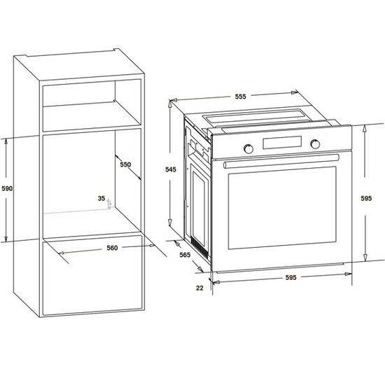 Электрический духовой шкаф Novex RP 6500 B