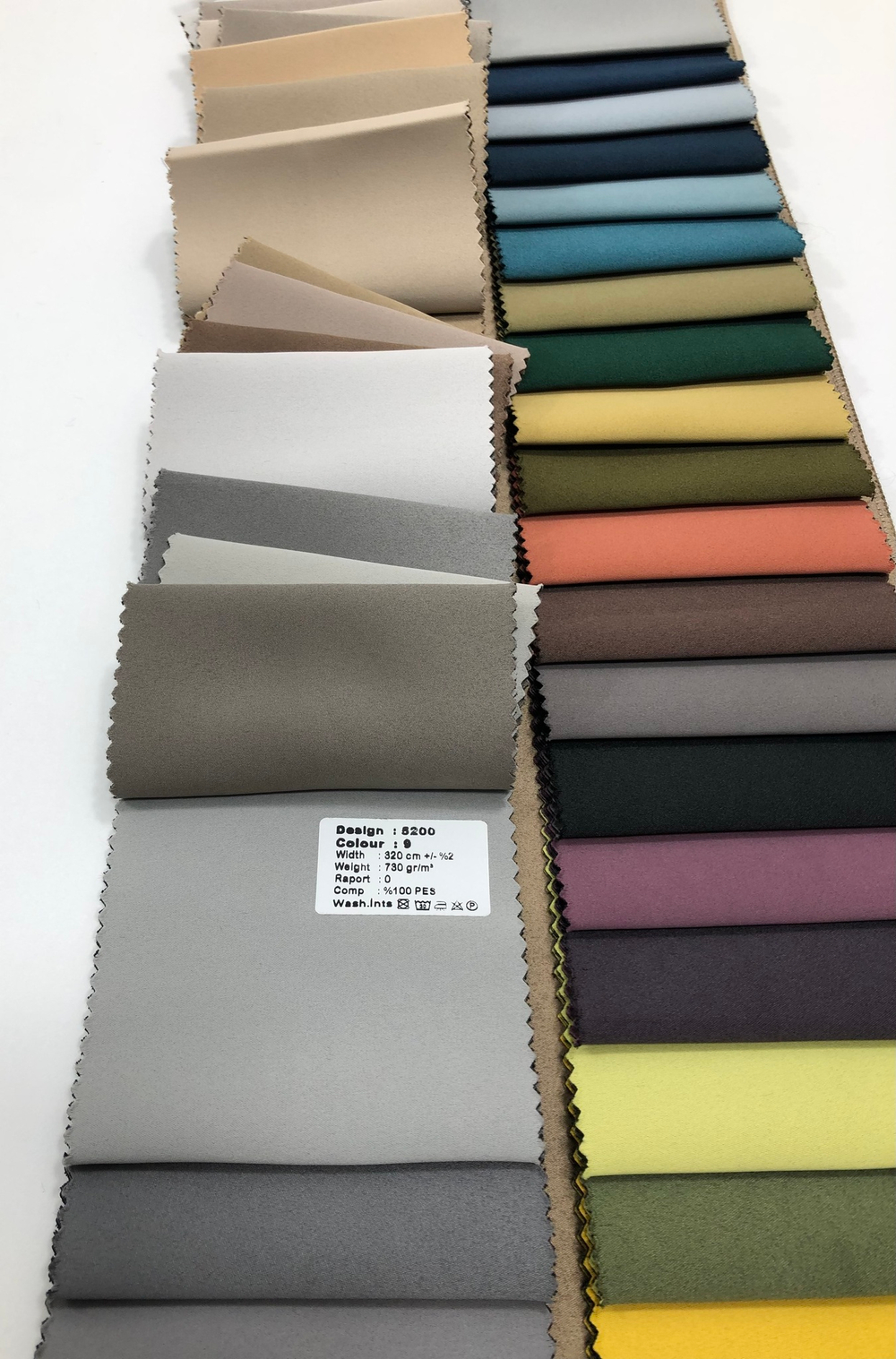 Портьерная ткань двусторонний dimout Megara арт. 5200 (высота 320 см, Турция)
