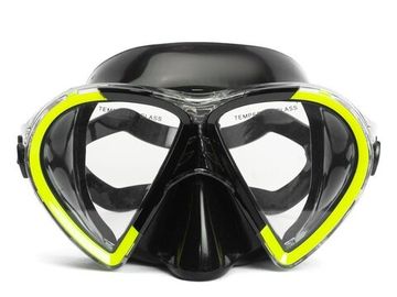 Набор маска+трубка Sargan Барракуда черный/синий