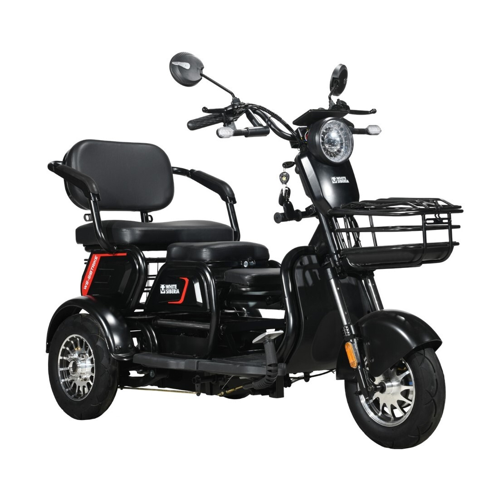 Электротрицикл WHITE SIBERIA SIBTRIKE 2000W