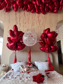 2 фонтана из сердец и сфера