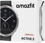 Смарт-часы AMAZFIT Active 2R Premium A2437,  43.9мм,  1.32",  черный/серебристый