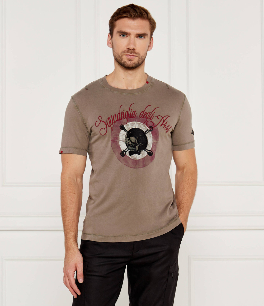 Футболка Aeronautica Militare - бежевый(TS2210J615)