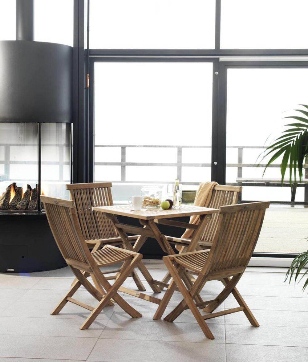 Turin, стол натуральный, тик