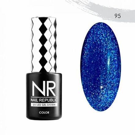 NR Northern Lights Гель лак Кошачий глаз CAT-95, 10мл