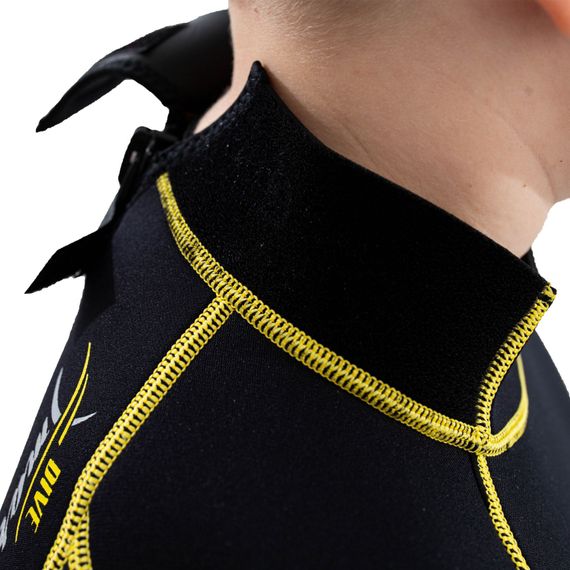 Гидрокостюм детский Marlin Malibu Junior 2,5 мм черно-желтый