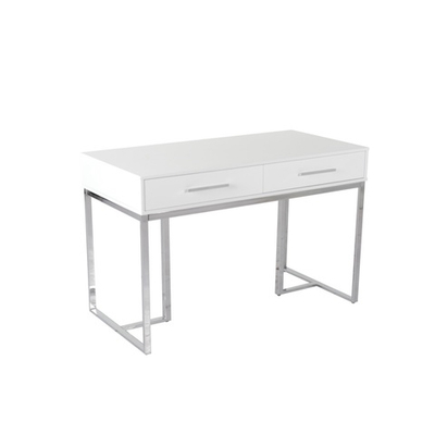 Стол-консоль Армада, 120х60х78 см, белый, серебро