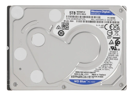 Жесткий диск Western Digital WD Blue Mobile 5 ТБ 2,5″ (WD50NPJZ)