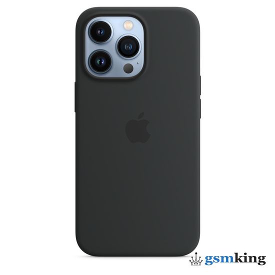 Apple Silicone Case with MagSafe iPhone 13 Pro Midnight «Тёмная ночь» MM2K3ZE/A
