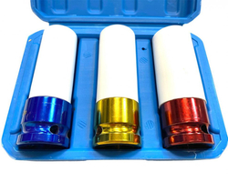 Набор тонкостенных удлиненных головок 1/2", 3 предмета, horex, арт. № HZ 24.1.003S