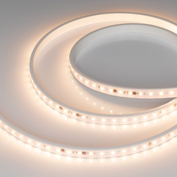 Светодиодная влагозащищенная лента Arlight 14W/m 72LED/m 5630SMD теплый белый 50M 027053(2)