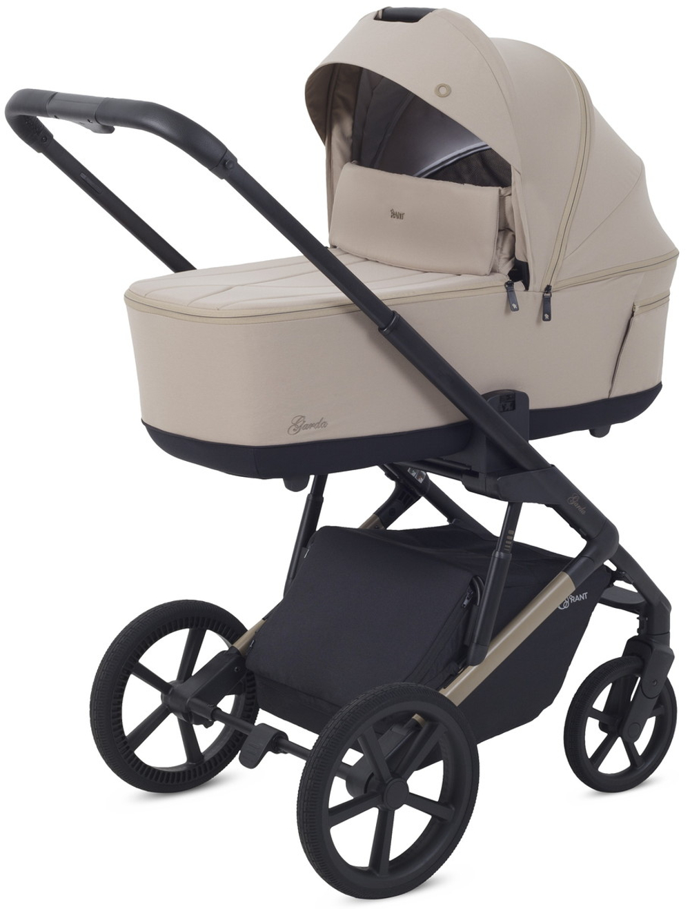 Детская коляска Rant Garda 3 в 1 с автокреслом Miro Black Cacao