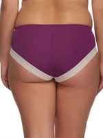 Трусики с высоким вырезом по линии бедер (Размер: L) (Цвет: темно-синий)