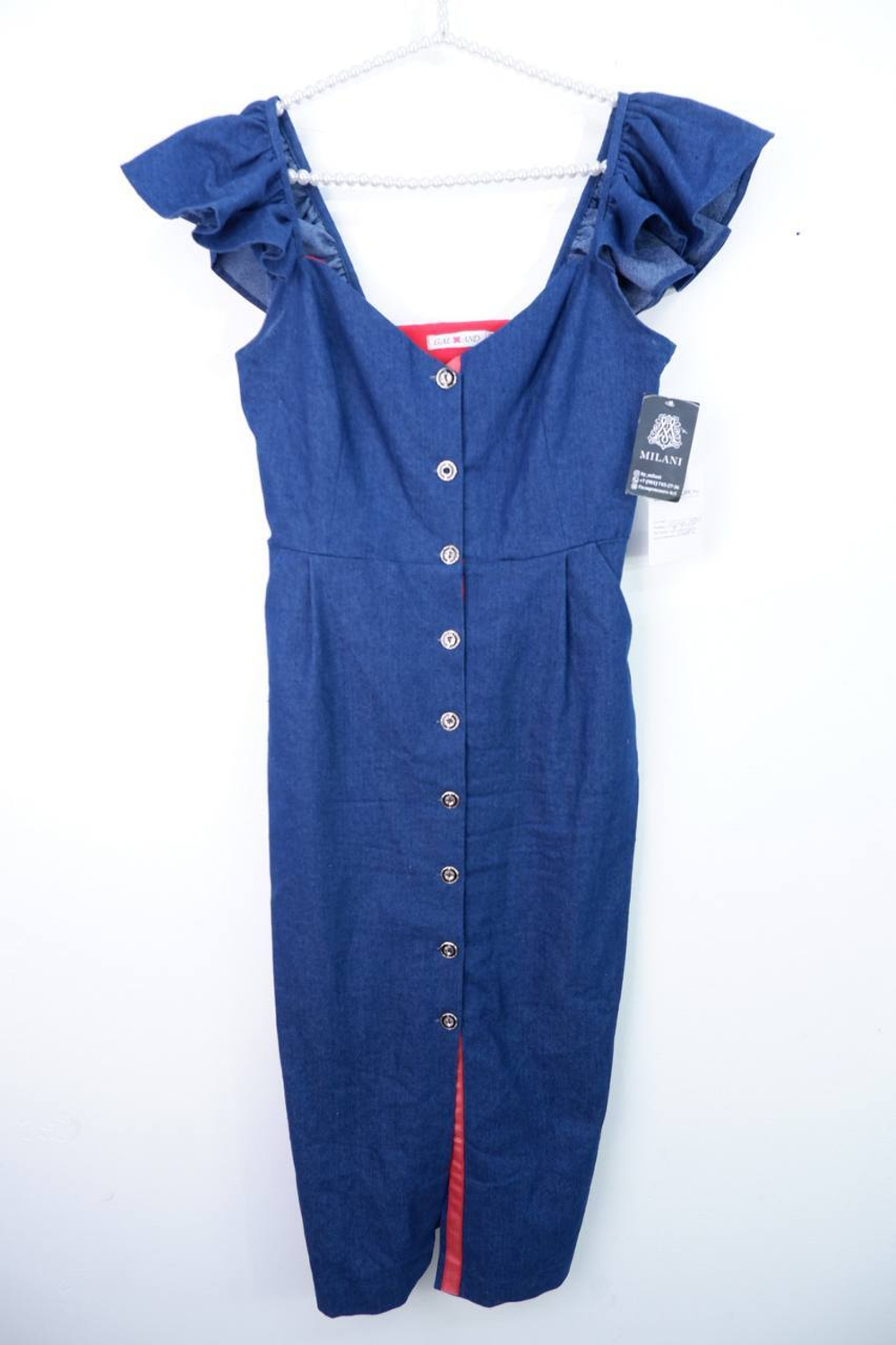 Платье Galxand джинсовое, маркировка М, визуально на 44 размер, новое