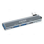 Преобразователь 4 в 1 (Type-C в Type-C+ USB2.0*2+USB3.0) Jokade JC023