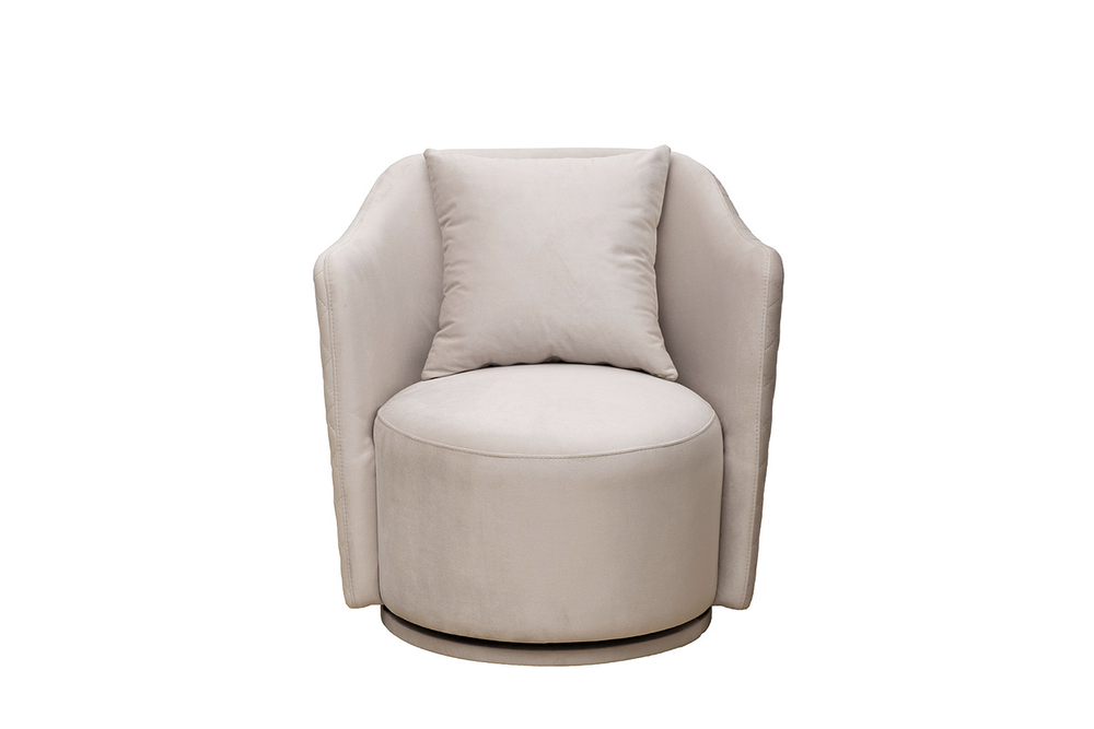 Кресло Verona Basic вращающееся велюр беж. Colt002-BEG 70*77*80см