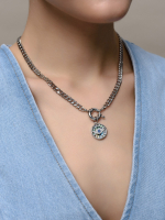 Колье "Eye" Silver