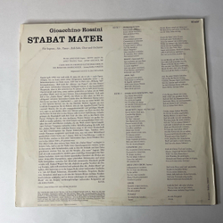 Винтажная виниловая пластинка LP Rossini Россини, Стабат Матер Stabat Mater (Германия 1974)