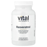 Vital Nutrients, ресвератрол, 60 веганских капсул