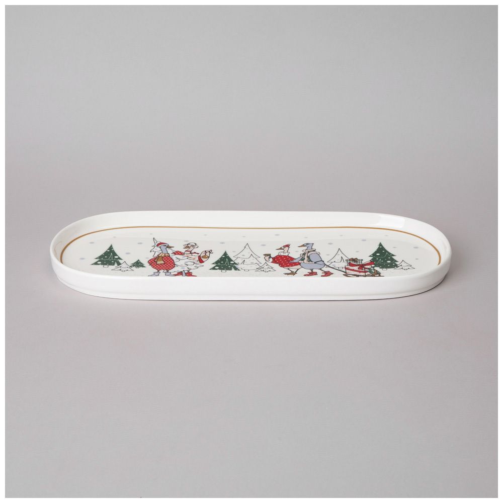 БЛЮДО ОВАЛЬНОЕ LEFARD "FAMILY CHRISTMAS" 34*14,5 СМ (КОР=24ШТ,)