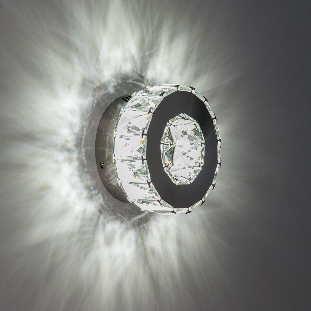 Eletto Olimpia EL330W12.1 LED Бра хрустальное Хром