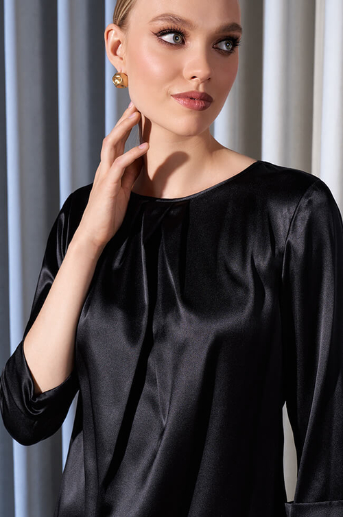 23178 Блузка женская (черный)