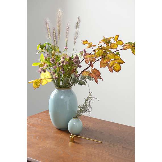 Ваза nature, 29 см, голубая