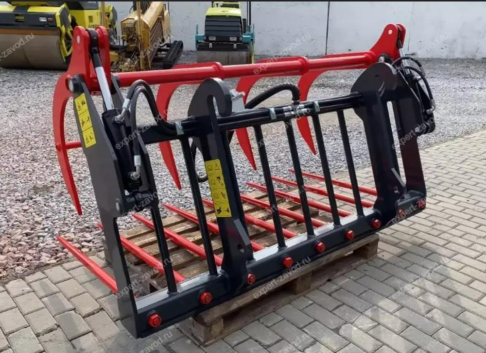 Захват для сена, компоста на Фронтальный погрузчик Hitachi