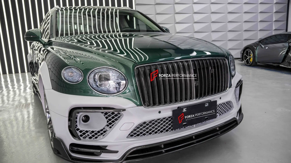 Широчайший карбоновый обвес для Bentley Bentayga W12 2020+ Бентли Бентайга