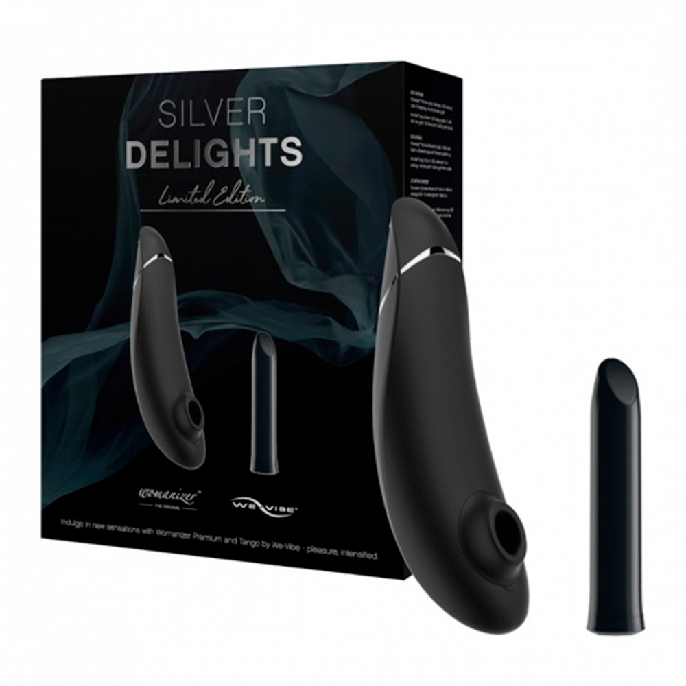 Набор Silver Delights: Womanizer Premium + We-Vibe Tango