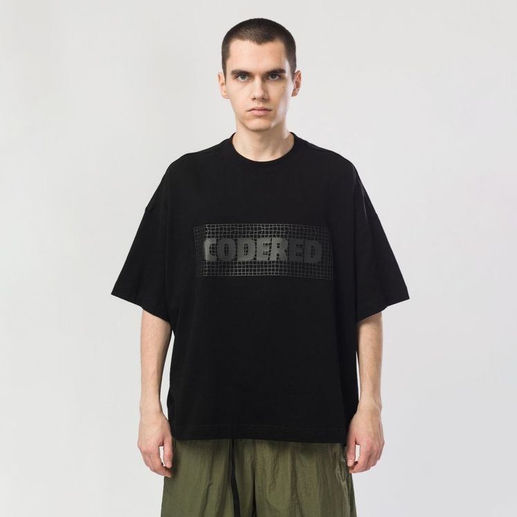 Футболка CODERED Wide T Bent Grid Box, черный