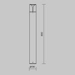 Ландшафтный светильник Outdoor O018FL-01B