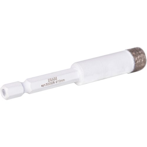 Сверло алмазное DIAM HEX-E Extra Line V-TECH 12x35x1/4 по керамике   320328