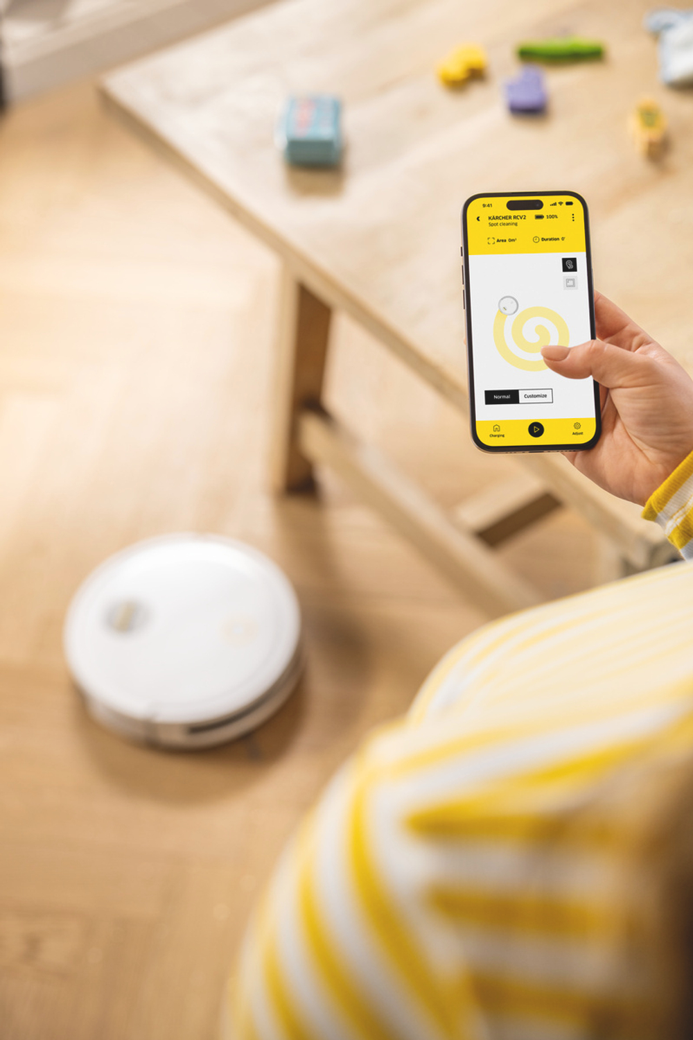 Робот-пылесос с функцией влажной уборки пола RCV 2