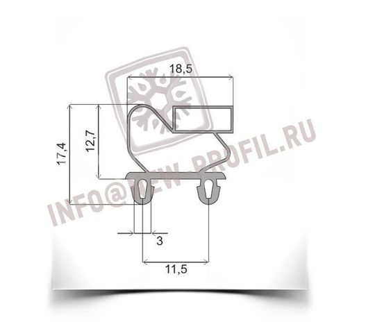 Уплотнитель для холодильного шкафа Polair CM114-R(S) 1540*655 мм(011)