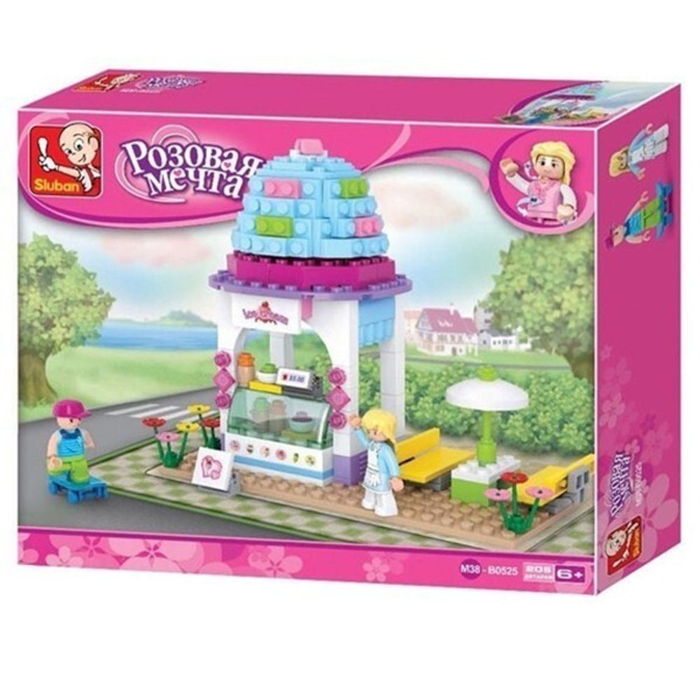 Конструктор Розовая мечта 38-0525 Кафе в коробке