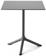 Стол ламинированный обеденный складной Scab Design Tripe Folding, антрацит, светло-серый