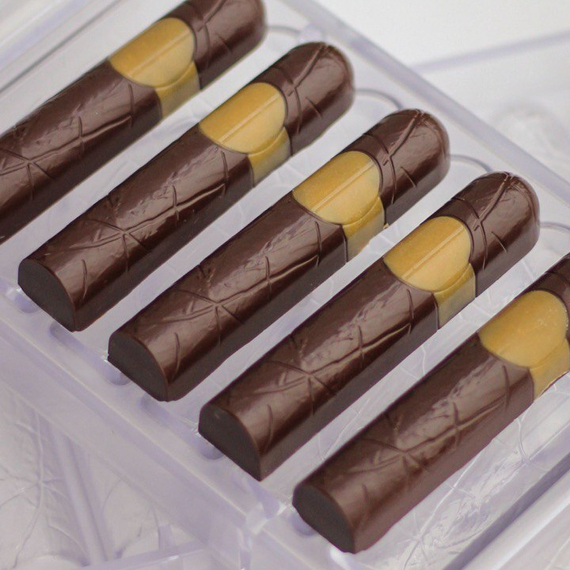 886 | Форма для шоколадных батончиков (275х135 мм)