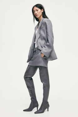 H&M Мини-юбка, серый