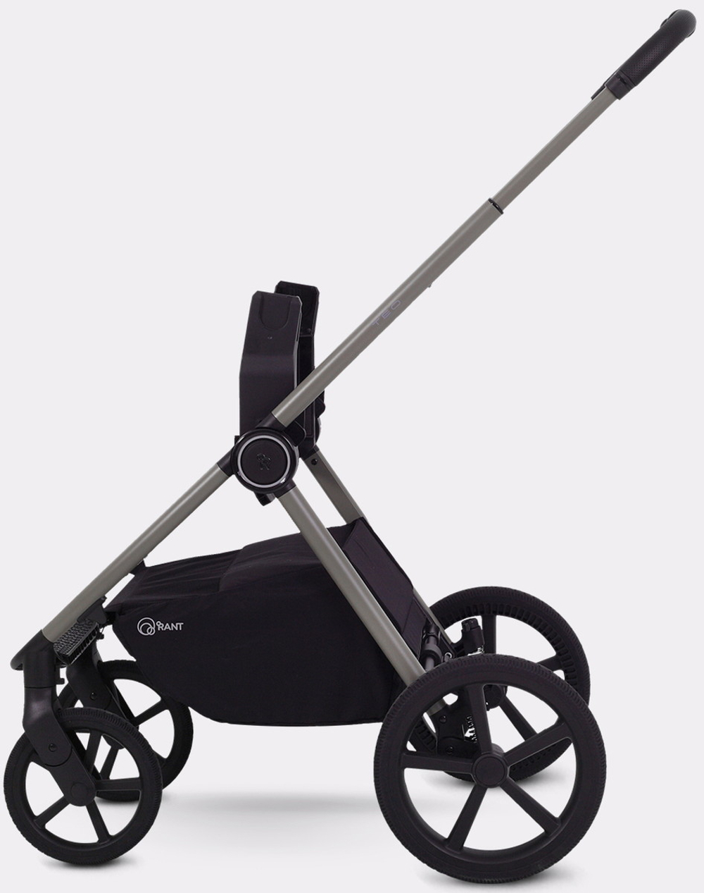 Детская коляска Rant Teo Soft 3 в 1 с автокреслом Cruise Grey Cloud