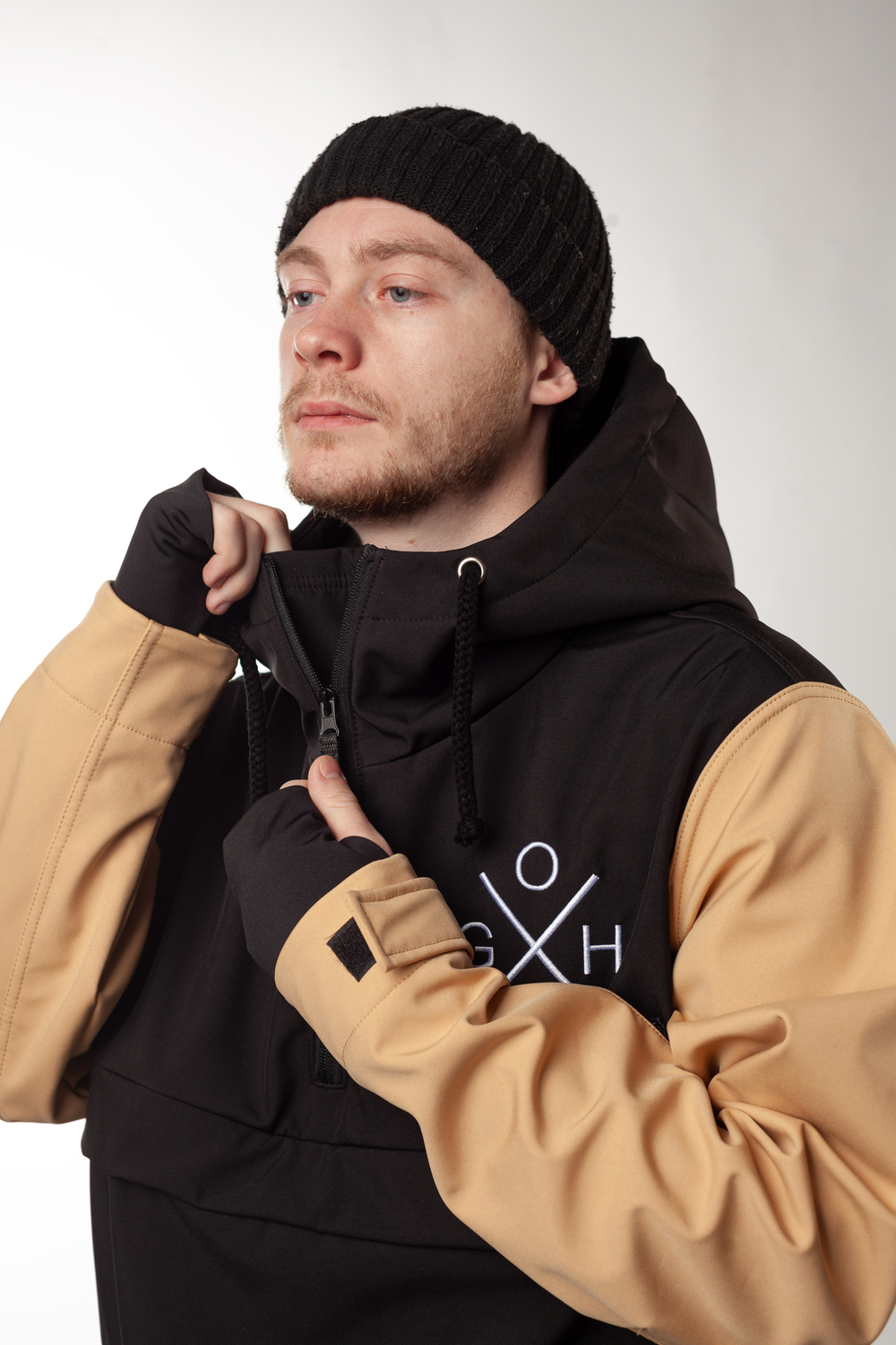 Анорак Goodhoody Windsander (черный,песочный)