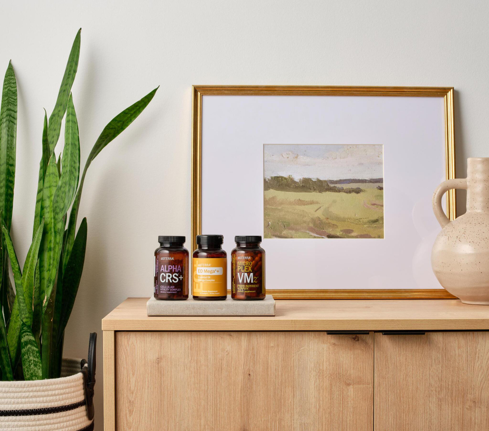 Набор «Долгожитель» dōTERRA Lifelong Vitality Pack NEW, 1x90 и 2x120 капсул