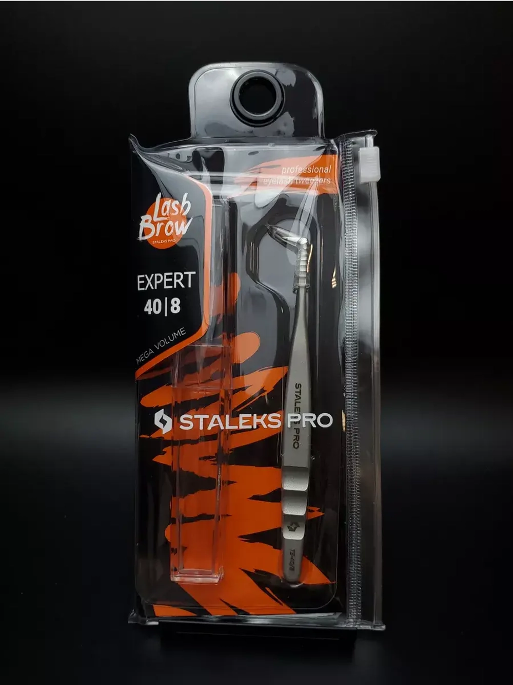 Пинцет Сталекс для ресниц EXPERT 40 TYPE 8