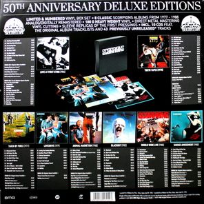 Scorpions / 50th Anniversary Deluxe Editions (Vinyl Boxset) (10LP+10CD)