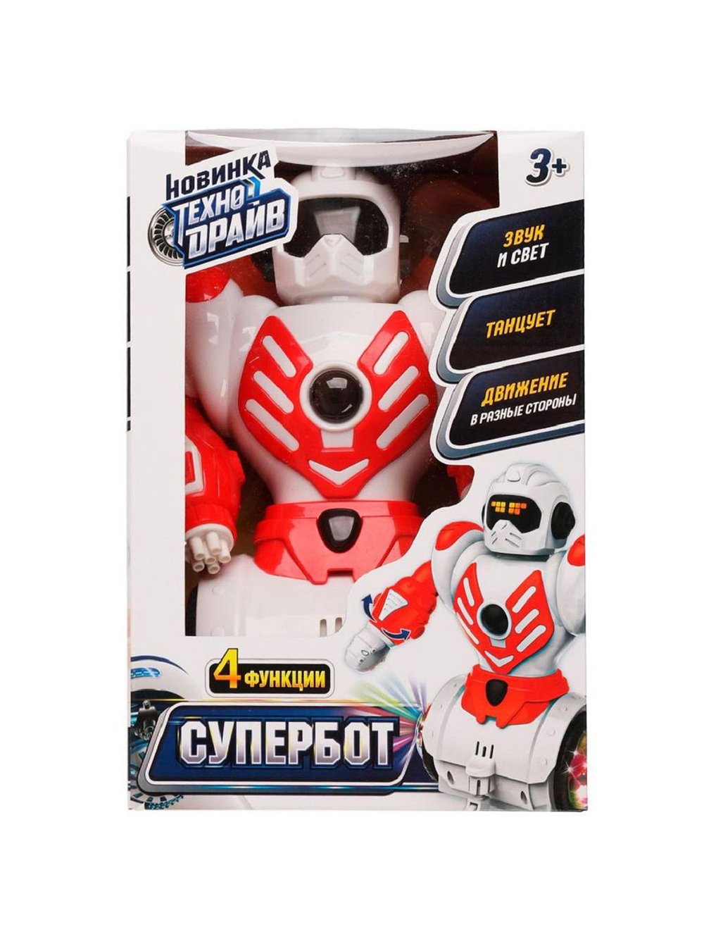 Игрушка Робот (свет, звук) Размер:20х13х13см, в коробке (2009B124-RS)