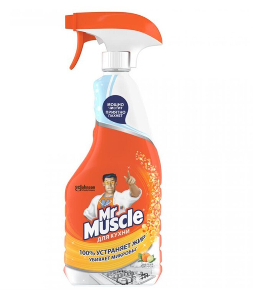 М/с Мистер Мускул 500 мл. курок д/кухни Энергия Цитруса 12шт/кор