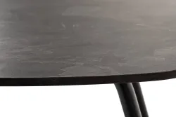 "Верона" журнальный столик из HPL 70х50, H40, каркас черный муар, цвет столешницы "серый гранит"
