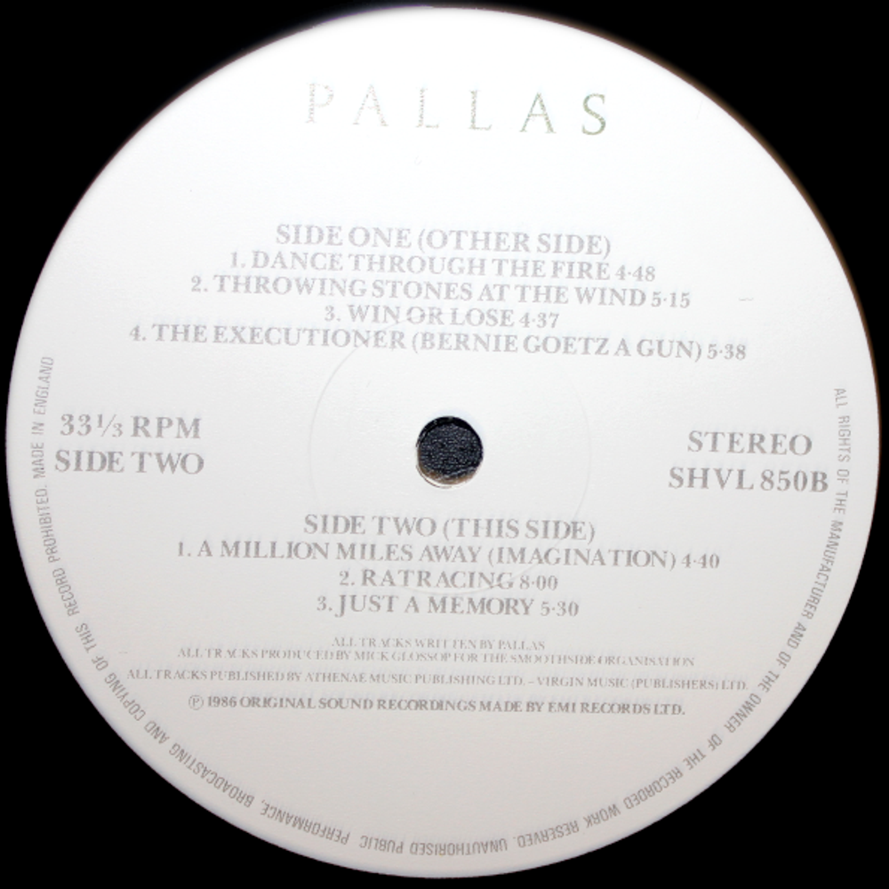 Pallas / The Wedge (LP)