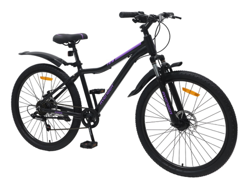 Велосипед 26" AVENGER A261DW, черный/фиолетовый